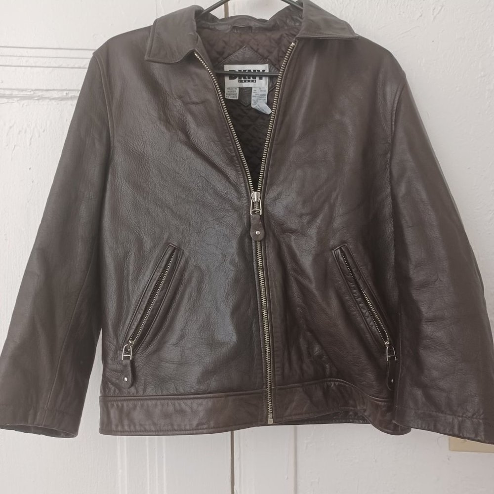 DKNY Leather Jacket